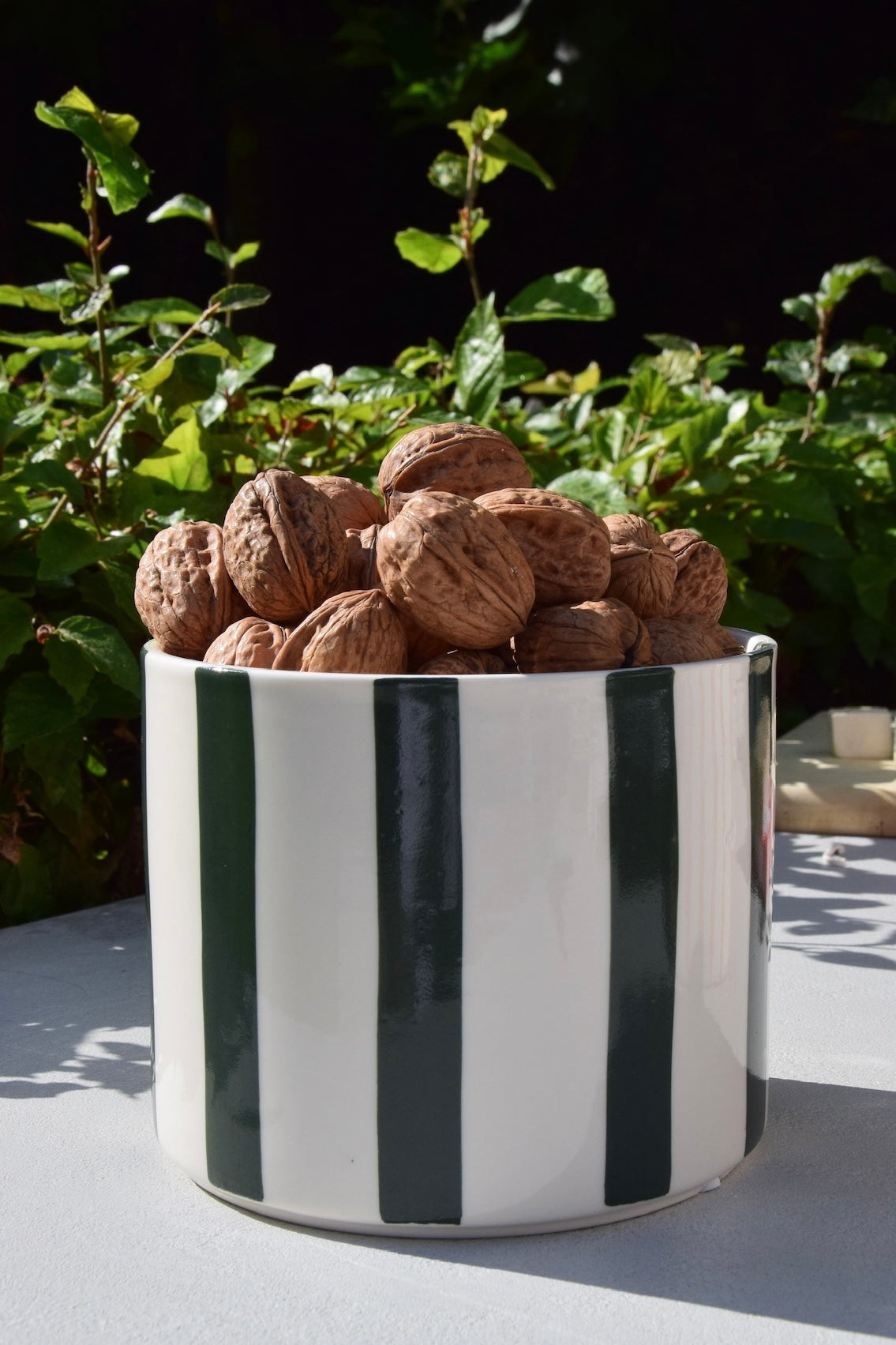 Pot - groen/wit