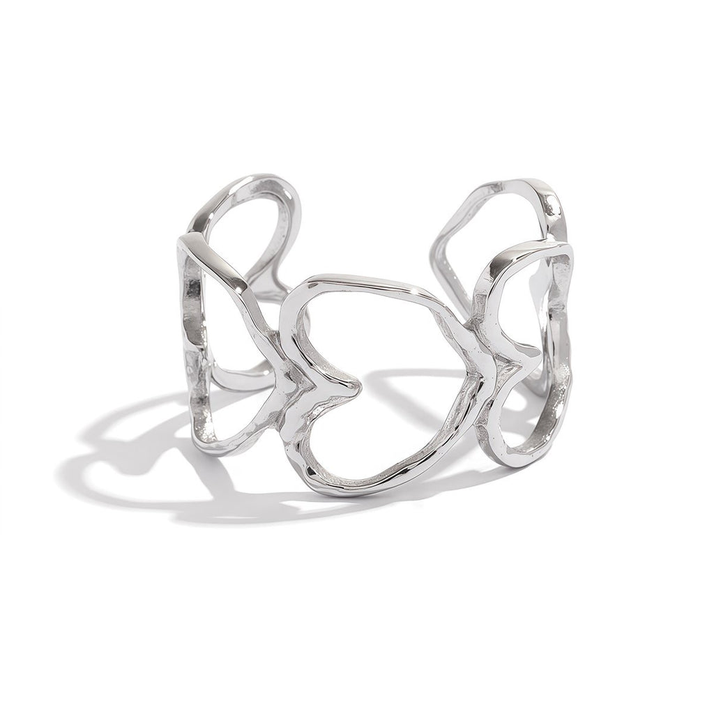 Hartjes ring - zilver
