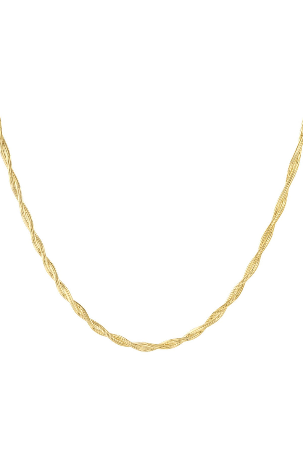 Twist ketting - goud