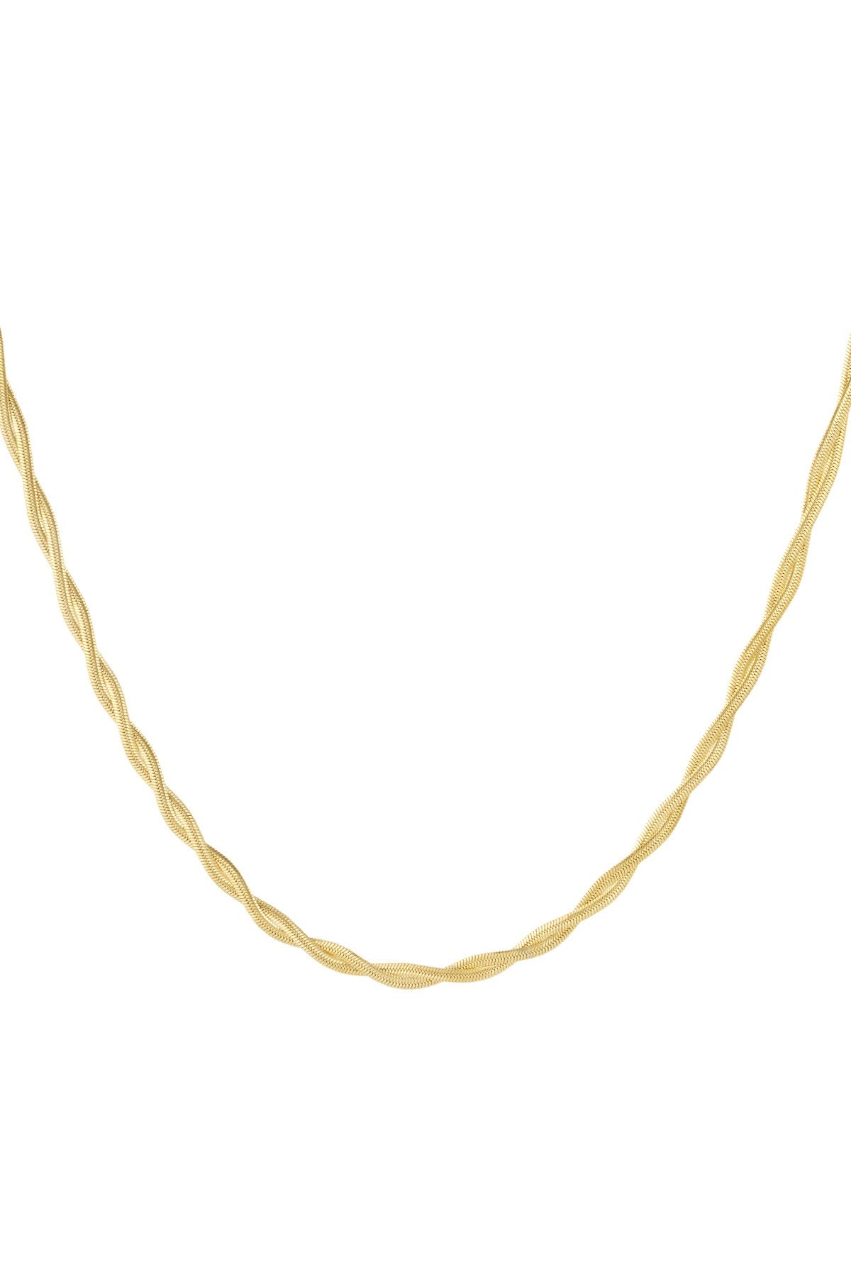Twist ketting - goud