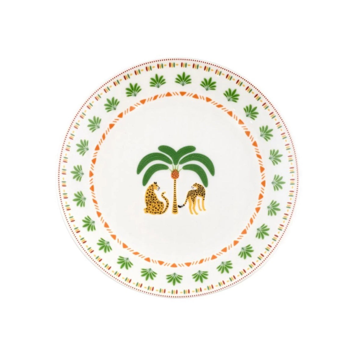 Gebaksbordje - palmboom