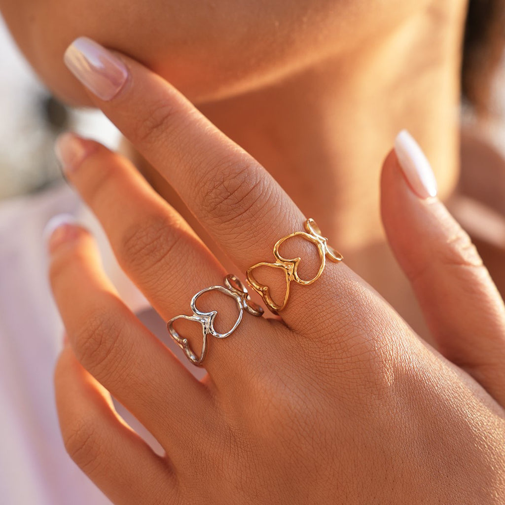 Hartjes ring - goud