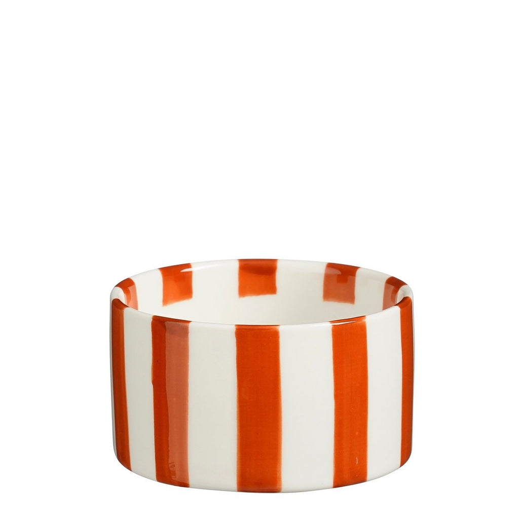 Neva schaal - oranje/wit