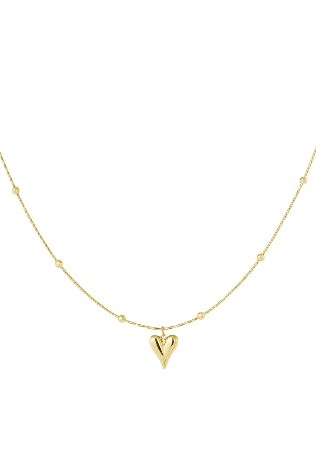 Hart ketting - goud