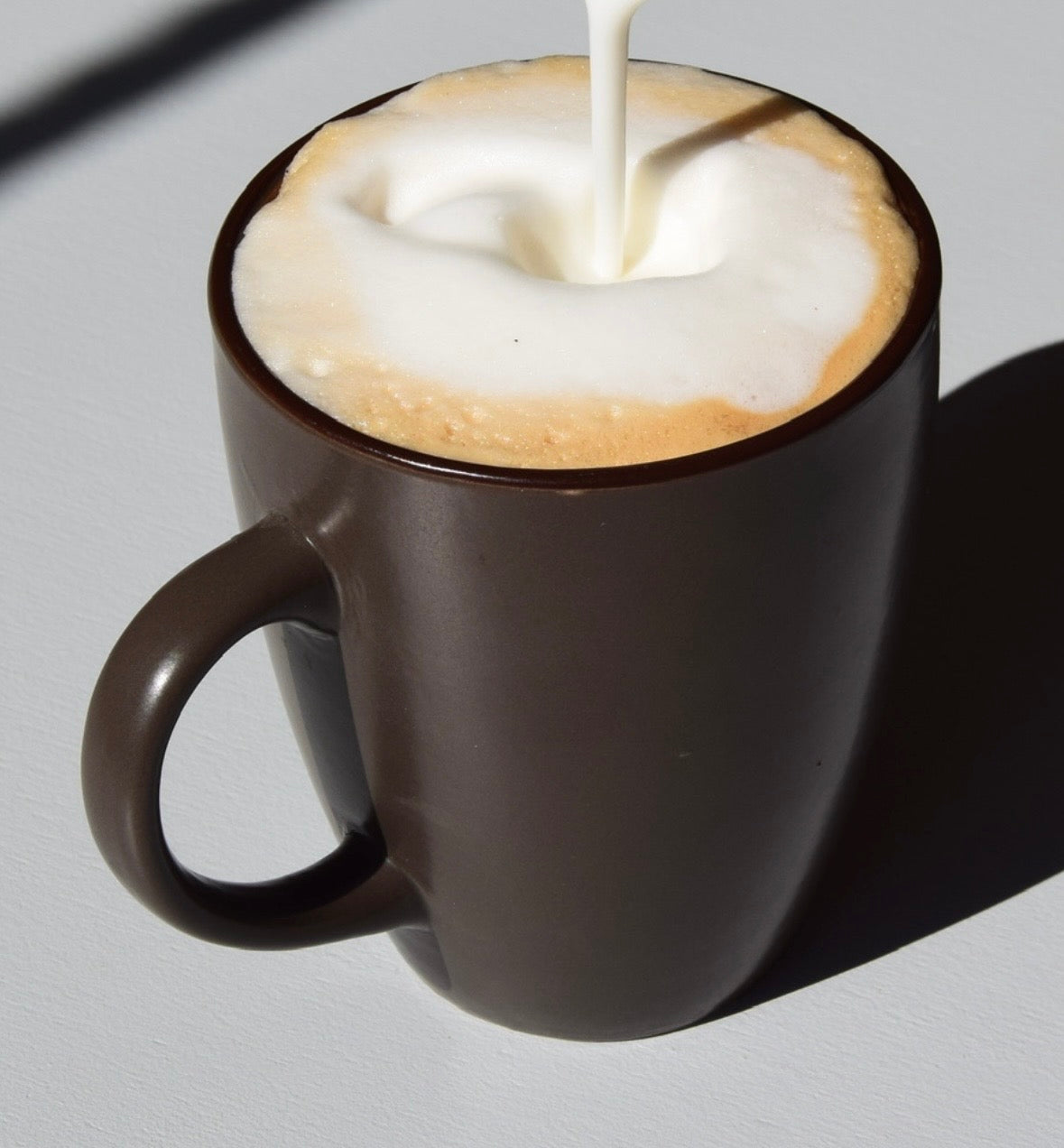 Thee/koffie mok - bruin