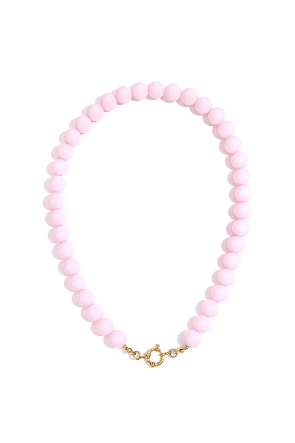 Kralenketting - licht roze